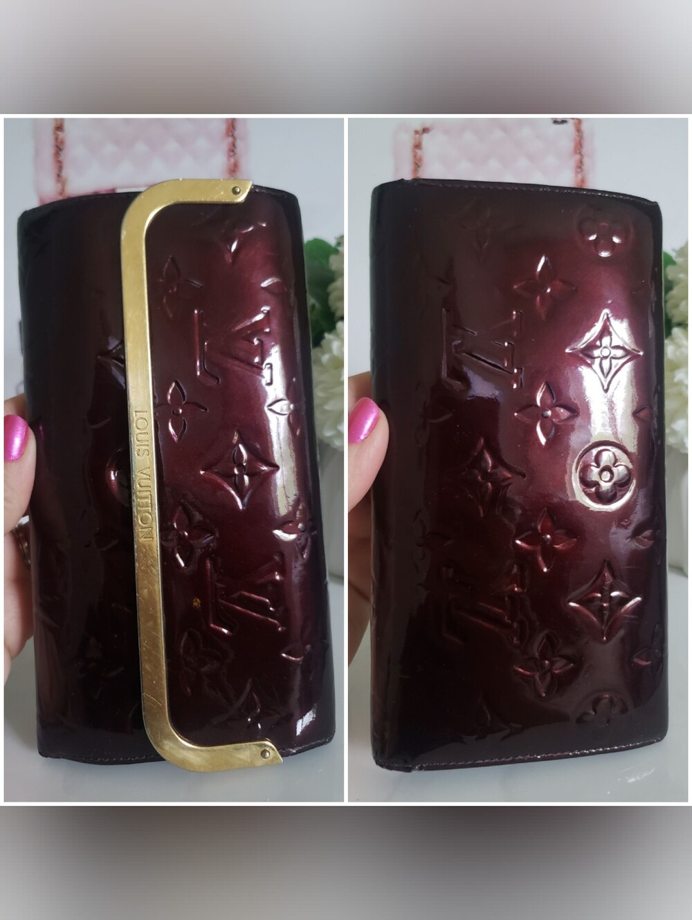 Authentic Pre-owned Louis Vuitton Rossmore Vernis Long Flap Wallet - Picture 12 of 16